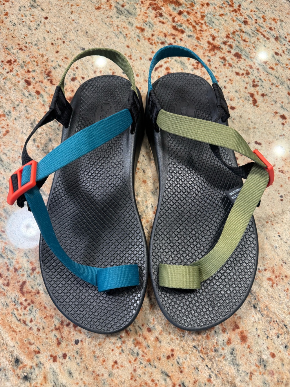 Chaco Bodhi Multicolor Toe Loop Strappy Sports Hiking Sandals Women’s Size 11 - Picture 14 of 14